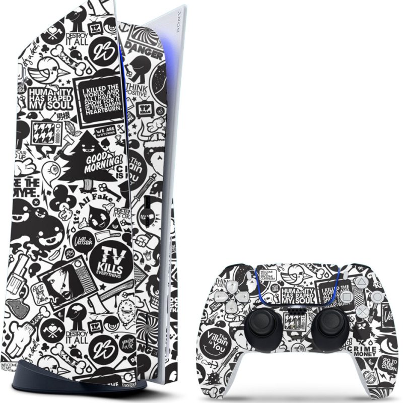 PS5 Black and white